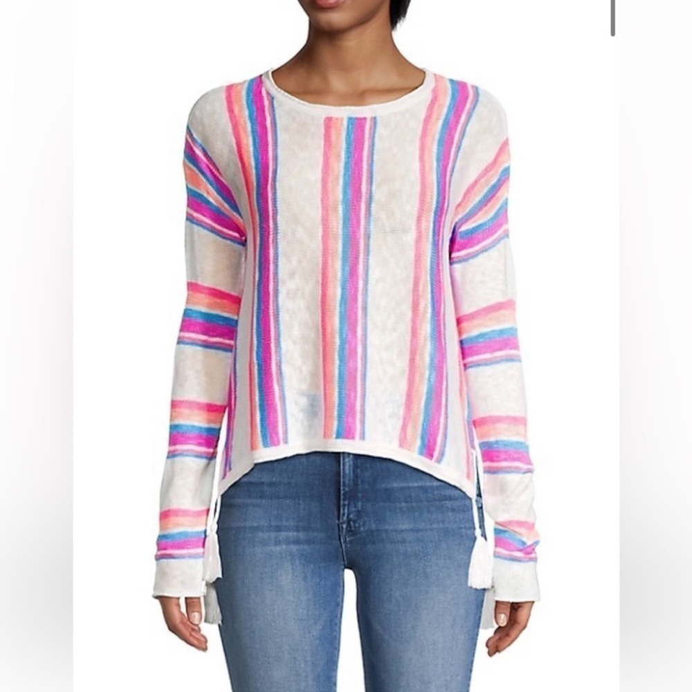 Lilly Pulitzer Rozalia Cotton striped sweater size XS